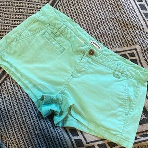 98% Cotton Express Mint Shorts